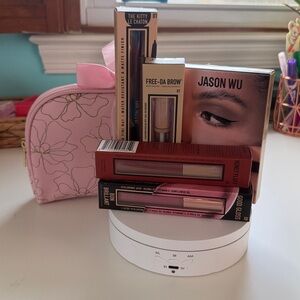 Jason Wu Beauty Makeup Bundle Pimple Patches Lip‎ Cream Mascara Eyeliner Bag